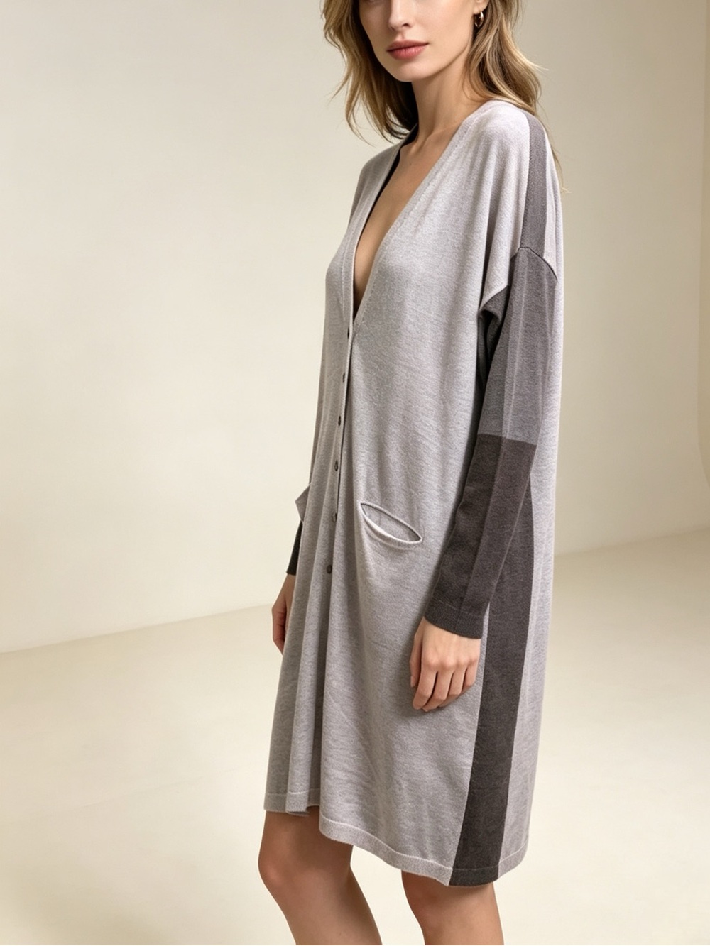 Size S ROSSOPURO Fine Wool Cashmere Cardigan NWT